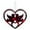 red, variant on Herrnalise Valentine's Day Love Heart Hanging Ornament,Painted Acrylic Ring Hanging Pendant Keepsake for Car Rearview Mirror Backpack,Acrylic Crafts for Valentine's Day Decoration(Ring)