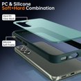 thumbnail image 5 of Shockproof Matte Case for Samsung Galaxy S23 [Anti Fingerprint] [10FT Military Drop Protection] Hard Translucent Back Four Corner Airbags Drop Protection Phone Cover, 6.1 inch, Green, 5 of 7