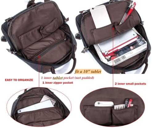 Retro Crossbody Bag Sling Bag Canvas Messenger Bag for Men Women Shoulder Bag Crossbody Handbags Satchel Travel Bag