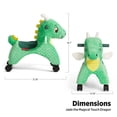thumbnail image 3 of Folleto de radio Ride On Toy Jade, el dragón mágico, para niños de 1 a 3 años, 3 of 9