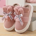 thumbnail image 5 of kamemir Pantuflas Para Mujer Women's Fuzzy Slippers House Slippers Cross Band Slippers Indoor Outdoor Soft Open Toe Slippers(Pink,6.5), 5 of 5