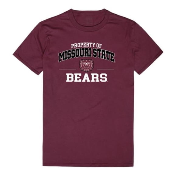 Missouri State University Bears Property College T-Shirt, Maroon - Extra Large