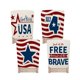 thumbnail image 2 of YiJuHui Independence Day Chair Covers Set of 4, Patriotic Chair Back Covers for Dining Room, Kitchen, Party Decor, Memorial Day 4th of July Decorations, Chair Slipcovers for Home Holiday Party, 2 of 6