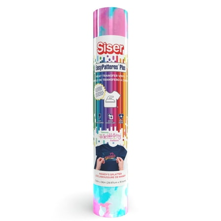 UPC: 0810078550358 | Siser EasyPatterns Mandy s Splatter Plus Heat Transfer Vinyl 36in