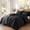 Black, variant on 2/3PCS Diamond Lattice Solid Color Quilt Set.Equipped With Pillowcase Lightweight Skin-friendly Breathable(Purple,King)