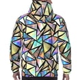 thumbnail image 7 of Fotbe Men's Hoodie with Colored Glass Pattern - Kangaroo Pocket Pullover Hooded Sweatshirt, Perfect for Daily Wear, Travel, and Home-X-Large, 7 of 7