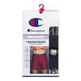 thumbnail image 4 of Champion Men’s Boxer Briefs – 5 Pack Wear360 Underwear, Moisture-Wicking, Longer Leg Length, Sizes S–2XL, 4 of 4