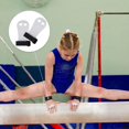 thumbnail image 3 of 2 Pairs of Black + Pink Gymnastic Grips, Gymnastic Grips, Gymnastic Grips, Gymnastic Palm Grips Protectors, Gymnastic Equipment Grips for Young Girls -, 3 of 5