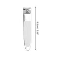 thumbnail image 4 of Unique Bargains 6pcs Mirror Box Stainless Steel Nail Clippers Set 2.56" Length White, 4 of 6