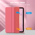 thumbnail image 4 of Fintie Slim Case for iPad (A16) 11th Generation 11 Inch (2025), iPad 10th Generation 10.9 Inch (2022), Shockproof Smart Protective Standing Cover with Clear Back Shell, Pink, 4 of 9