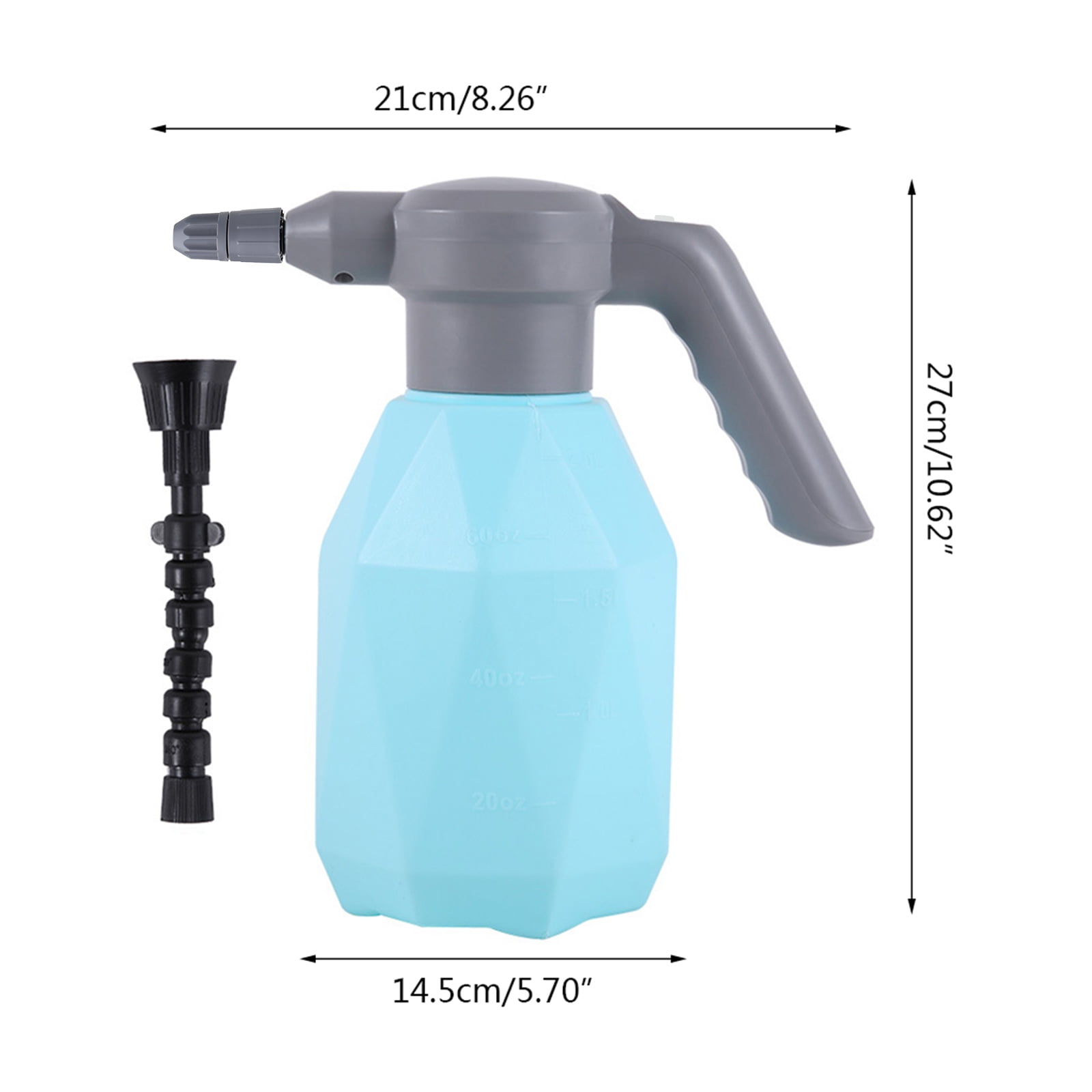 JZROCKER Electric Watering Can Gardening Flower Watering Sprayer Automatic USB Rechargeable Bottle Plant Can