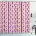 thumbnail image 1 of Ambesonne Feminist Shower Curtain, Female Vote Right, 69"Wx84"L, Blue Violet Pale Peach, 1 of 3