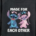thumbnail image 3 of Lilo & Stitch - Made For Each Other - Women's Lightweight French Terry Long Sleeve Shirt, 3 of 5