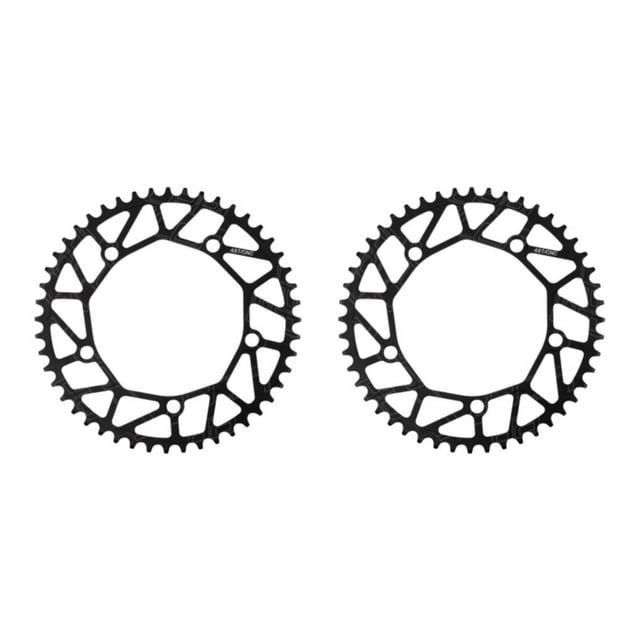 Youkk Alloy Crank set - Durable Precise Fit Smooth Operation - Guaranteed Compatibility Bicycles Crank 48T black 2Set