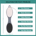 thumbnail image 3 of 1PCS   Foot File Callus Remover - Multi Purpose 4 in 1 Feet Pedicure Tools with Foot Scrubber, Pumice Stone, Foot Rasp and Sand Paper for Home Foot Care.,Grey, 3 of 7