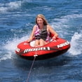 thumbnail image 5 of Airhead Mach 1 Inflatable Single Rider Towable Lake Ocean Water Tube Float, Red, 5 of 5
