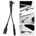 thumbnail image 1 of unbranded Adaptador Tipo C Con Splitter Aux Y Carga Dual Para Y Dispositivo Negro, 1 of 8