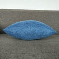 thumbnail image 3 of Couch Pillows Linen Pillowcase Handmade Decorative Pillows Compact Office Desk Pillow Durable Bedroom Pillow Warm Winter Pillow Ergonomic Pillow Blue 15.75x15.75 Inch (1Pcs), 3 of 5
