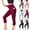 05# Wine, variant on High Waisted Leggings for Women with Pockets Soft Active Tummy Control Pants for Yoga Running Daily Wear Gym Clothes Black L