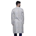 thumbnail image 5 of Atasi Indian Long Kurta For Mens Summer Wear Cotton Poplin Wedding Kurta Shirt, 5 of 7