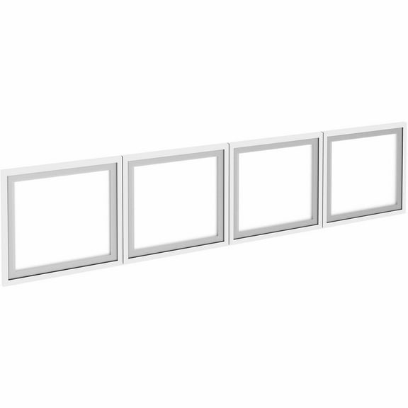 Lorell Wall-Mount Hutch Frosted Glass Door (llr-59713)
