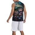 thumbnail image 2 of Sikiie Forest Mushroom Skull Basketball Jersey Reversible Men's Mesh Athletic Sports Shirts Training Practice S-4XLLarge, 2 of 6