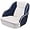 White and Blue Stitching, variant on Lumiparty Pontoon Captain Bucket Seat With Thickened Sponge Padding, Fishing Chairs for Boats, Sightseeing, Speedboat, Canoe, White & Blue