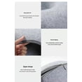 thumbnail image 7 of Light gray 20-inch doughnut-shaped cat cave, self-heating cat bed, tunnel and cat scratching board, suitable for multiple cats and large cats, indoor cats, washable and detachable small dog bed, 7 of 7