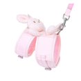 thumbnail image 5 of sunsanly 1 Set Pet Harness Leash Adjustable Wear-resistant Cartoon Rabbit Doll Pet Cat Dog Traction Rope Set Pet Supplies, 5 of 8