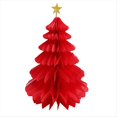 thumbnail image 2 of 12 Piezas de Adornos Colgantes de Papel en Forma de Panal para Árbol de Navidad, Adornos Colgantes para Mesa, Decoración Navideña para Festivales y Árboles de Navidad B, 2 of 10