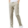 thumbnail image 1 of Pantalon Homme Taille Élastique Polyester Tendance Décontracté avec Cordon de Serrage pour Rue Noir m, 1 of 10