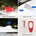 thumbnail image 4 of Car Shark Fin Antenna Cover, Auto Roof Aerials AM/FM Radio Signal Base, Shark Fin Shape Cover with Adhesive Tape, 4 of 4