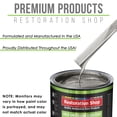 thumbnail image 4 of Sterling Silver Metallic Quart Kit Low VOC URETHANE BASECOAT Car Auto Paint Kit, 4 of 6