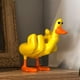 thumbnail image 3 of Figura de pato bonita de dedo medio, artesanía de resina divertida para decoración de escritorio de jardín doméstico, 3 of 8