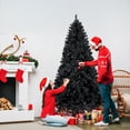 thumbnail image 4 of Christmas Trees with White Lights,Segmart 6Ft Artificial Christmas Trees with 96 Warm White LED Lights, PVC Stand, for Christmas Party Decorations Tree Plugin Indoor Outdoor, 4 of 10