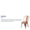 thumbnail image 3 of Bowery Hill Metal Dining Chair in Copper, 3 of 8