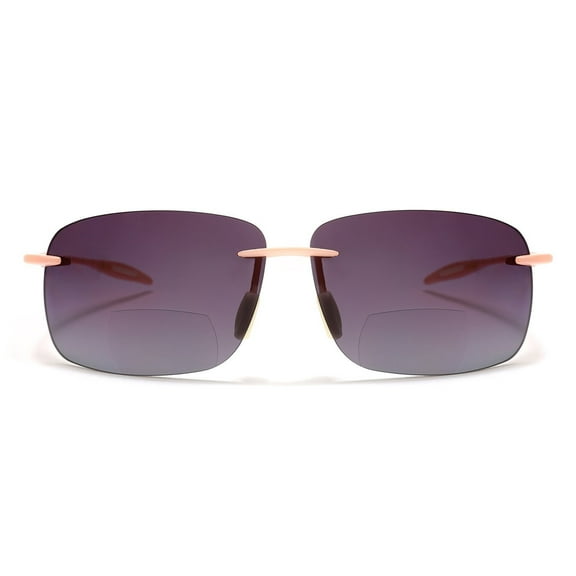 Maui Sports Navigator Bi-Focal Sun Readers Sunglasses Ultra Flex TR90 Pink - 3 / Pink