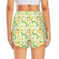 thumbnail image 4 of Xecao's St Patrick's Day1 for a double-layer running short for women, perfect for gym, tennis, and more, featuring a convenient pocket., 4 of 9