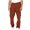 Orange, variant on cllios Mens Cargo Pants Relaxed Fit Casual Pants Outdoor Hiking Trousers Running Camping Cargo Pants Multi Pockets