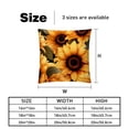 thumbnail image 5 of Sunflower seamless printing Pillow Covers Sets - Decorative Pillows for Bed and Couch - Unique Patterns - Available in 16x16, 18x18, and 20x20 Inches - Set of 2 for Any Occasion, 5 of 6