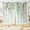 03 Gradient Green, variant on Farmhouse Grey Eucalyptus Small Kitchen Curtains Leaves Window Treatment Black White Wooden Cafe Short Curtains for Bathroom Dining Laundry Room Botanical Tier Treatment Drapes 27.5x39 inch