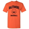 thumbnail image 2 of Baltimore Classic Baseball Arch Basic Cotton T-Shirt - Medium - Orange, 2 of 6