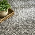 thumbnail image 6 of Nourison Outlines 5'3" x 7'3" Charcoal Ivory Vintage Indoor Rug, 6 of 8