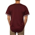 thumbnail image 3 of Lappel Men's Baseball Button Down Jersey College Sports Team Uniforms Hipster Shirts Made in USA, 3 of 4