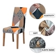 thumbnail image 3 of ¡Transforme su comedor con una elegante funda para silla con estampado elástico de 1 pieza!, 3 of 4