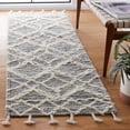 thumbnail image 2 of SAFAVIEH Casablanca Selma Abstract Wool Runner Rug, Grey/Ivory, 2'3" x 8', 2 of 7