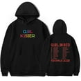 thumbnail image 2 of girl in red glay kisser Merch 2025 Hoodies Women Men Long sleeve Fashion Casual Hooded Sweatshirts, 2 of 3