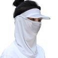 thumbnail image 1 of Tignapoo Cooling Summer Face Shield for Men and Women - Breathable Ice Silk Full-Face Mask with Hat Brim, Sun Protection for Biking and Outdoor Activities - Available in Multiple Colors, 1 of 6
