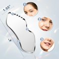 thumbnail image 4 of Herramientas faciales Gua Sha MoHern de acero inoxidable, 2 unidades, 4 of 7