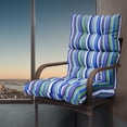 thumbnail image 2 of 4 Pack 44"x21" Outdoor Chair Cushion High Back Chair Cushion Dining Chair Cushion Outdoor High Back Patio Chair Cushion High Rebound Foam Chair Cushions 4 Pack, 2 of 6